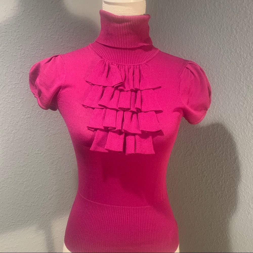 Catherine Malandrino  Short sleeved turtleneck